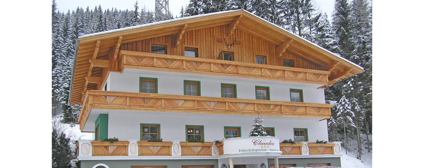 Pension Claudia, Winterurlaub in Flachau