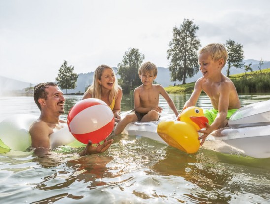 Schwimmen in den Flachauer Badeseen